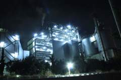 夜の工場2