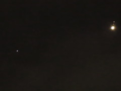 木星と衛星と恒星