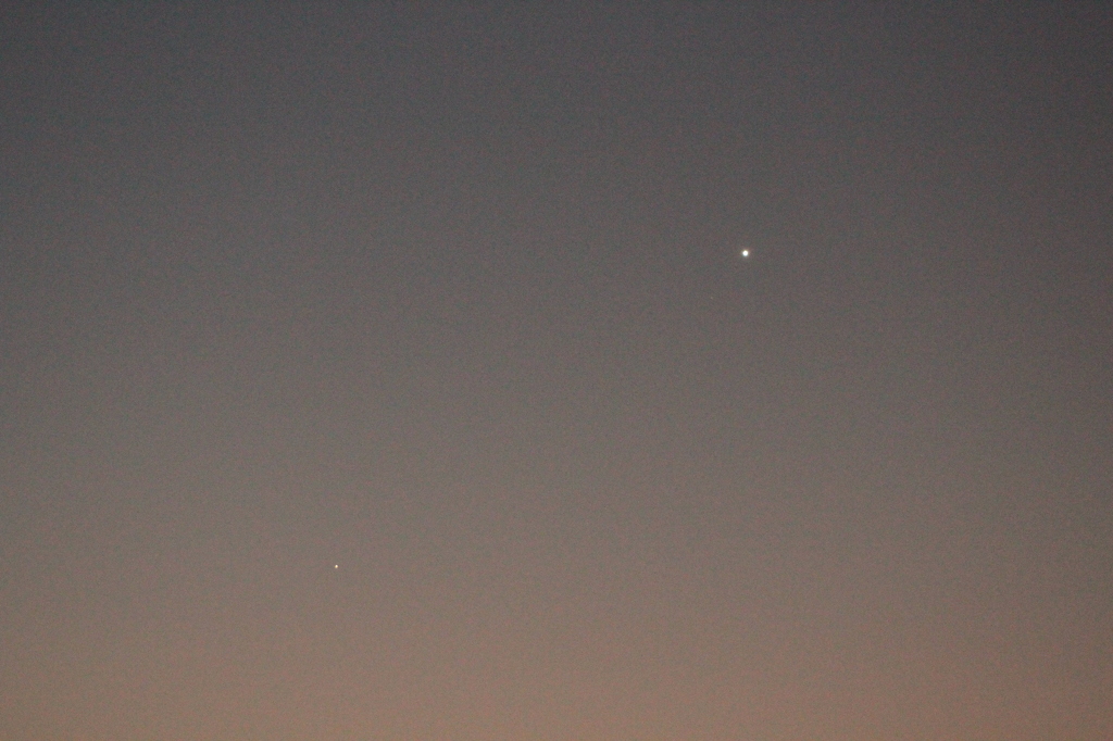 金星と水星20160209