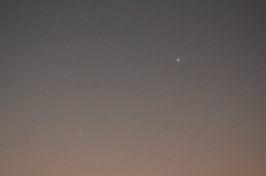金星と水星20160209