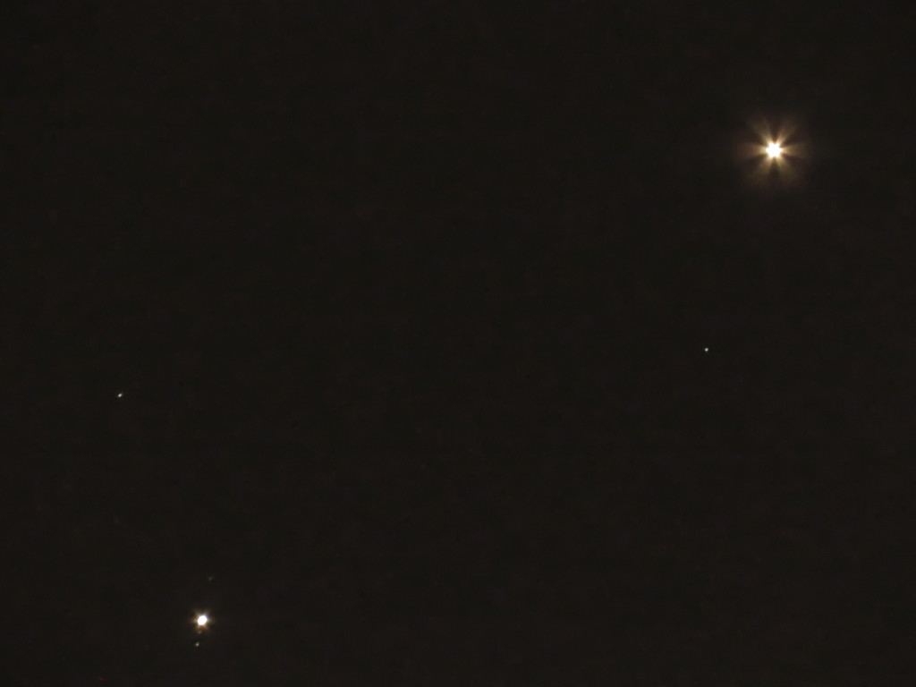 金星と木星・衛星と２恒星