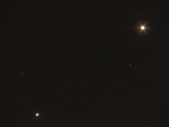 金星と木星・衛星と２恒星