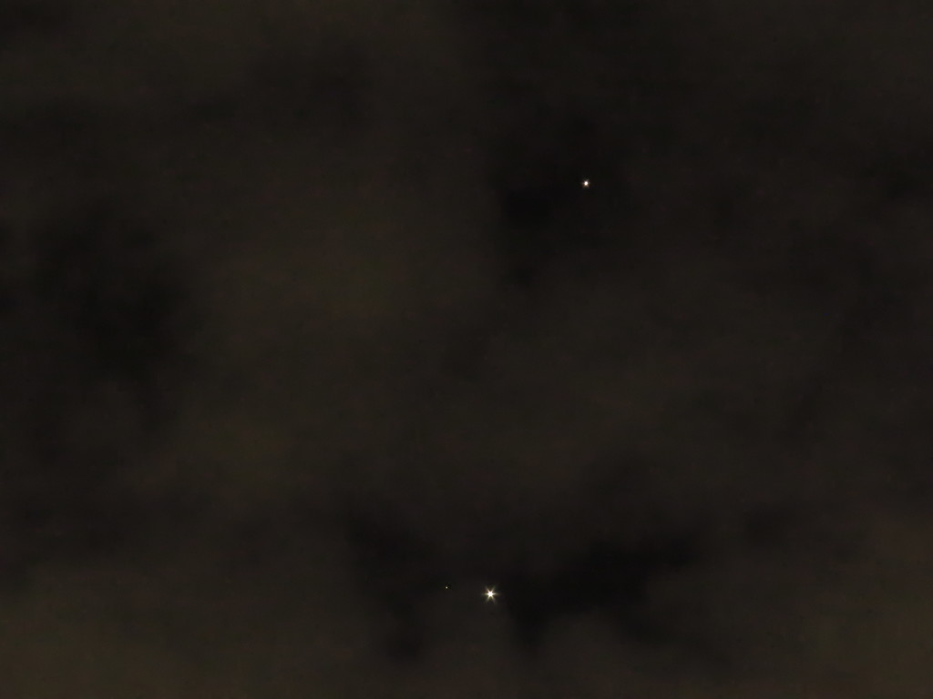 雲間の木星、火星、金星20151103_5_04