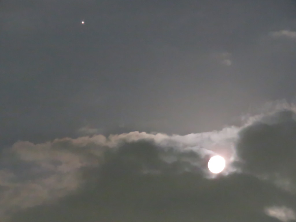 木星と月