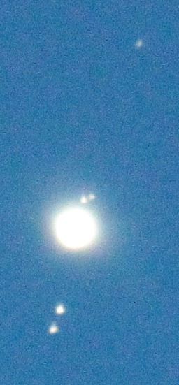 木星が恒星を隠す２６時間前