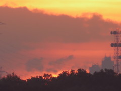 丘陵が燃えたのか