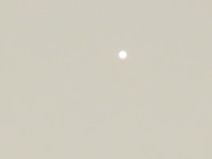 薄明時の水星