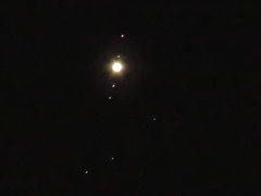 木星と衛星、３恒星