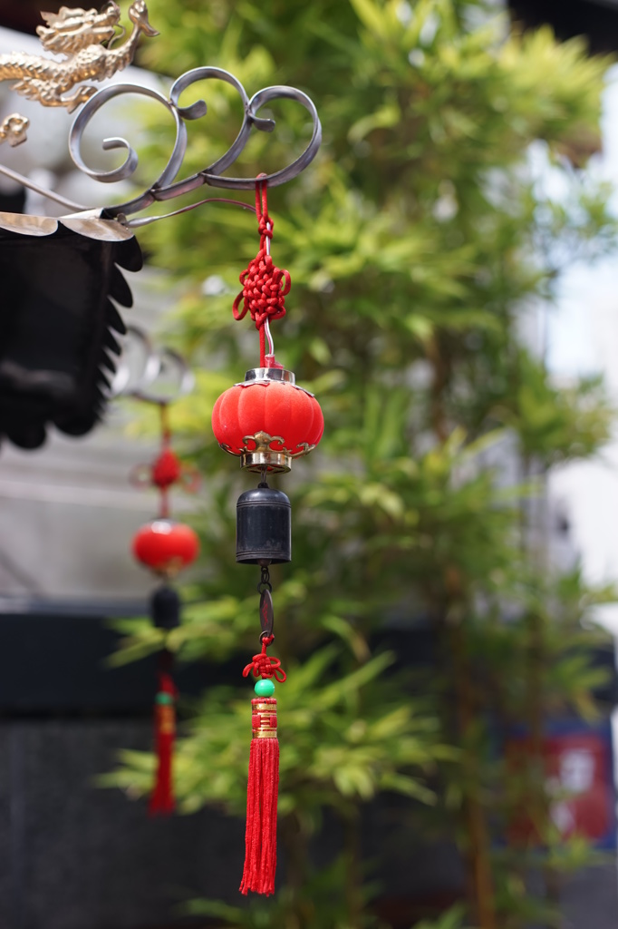 A scene in China town in Yokohama