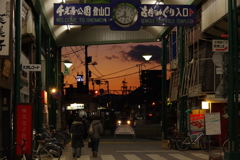 夕暮れ