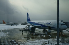 函館空港・冬