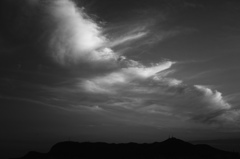 雲と山