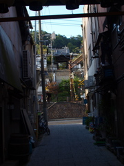 路地先の寺