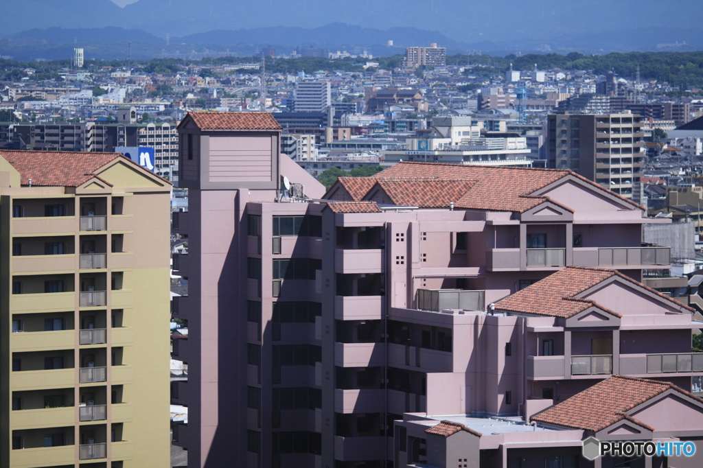 マンションの上に、おうち風お屋根