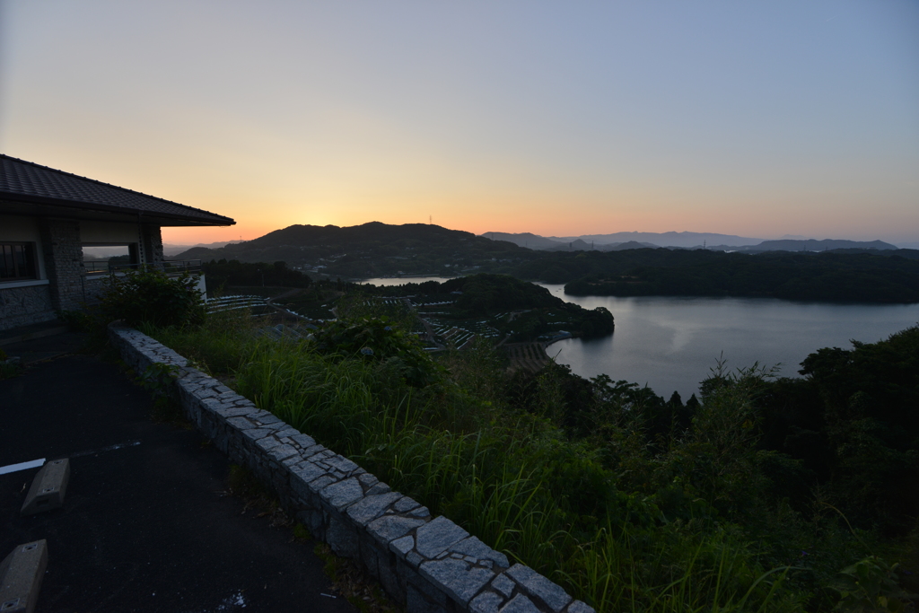 長崎２０２号の道 朝日を求めて（仕事）