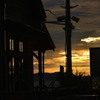 夕暮れの駅