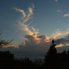 雨上がりの夕空