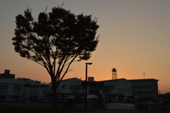 日の沈む