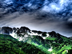 夏の立山連峰