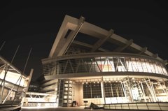 夜の埼玉スーパーアリーナ