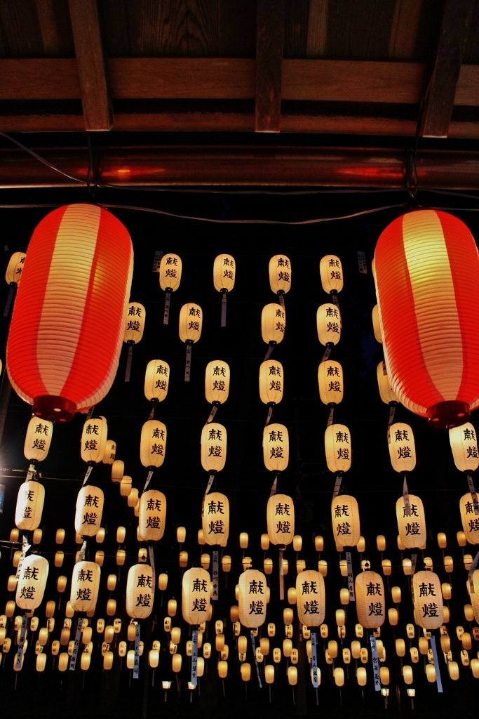 万燈祭　提灯