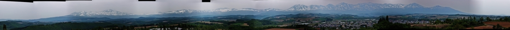 大雪山・十勝岳連峰（美瑛）