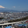 富士山の見える街