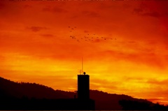 夜明け空