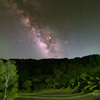 Milky Way with Rice terraces