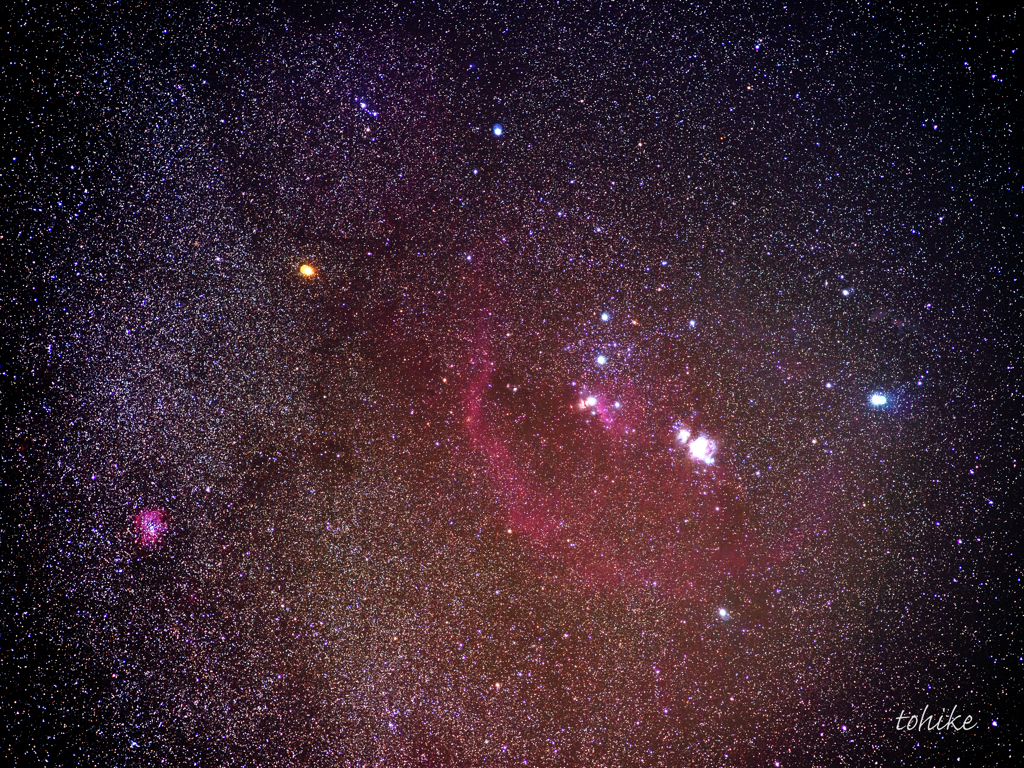 Barnard's Loop and Nebulas