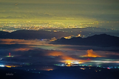 Night view from alt 2000m