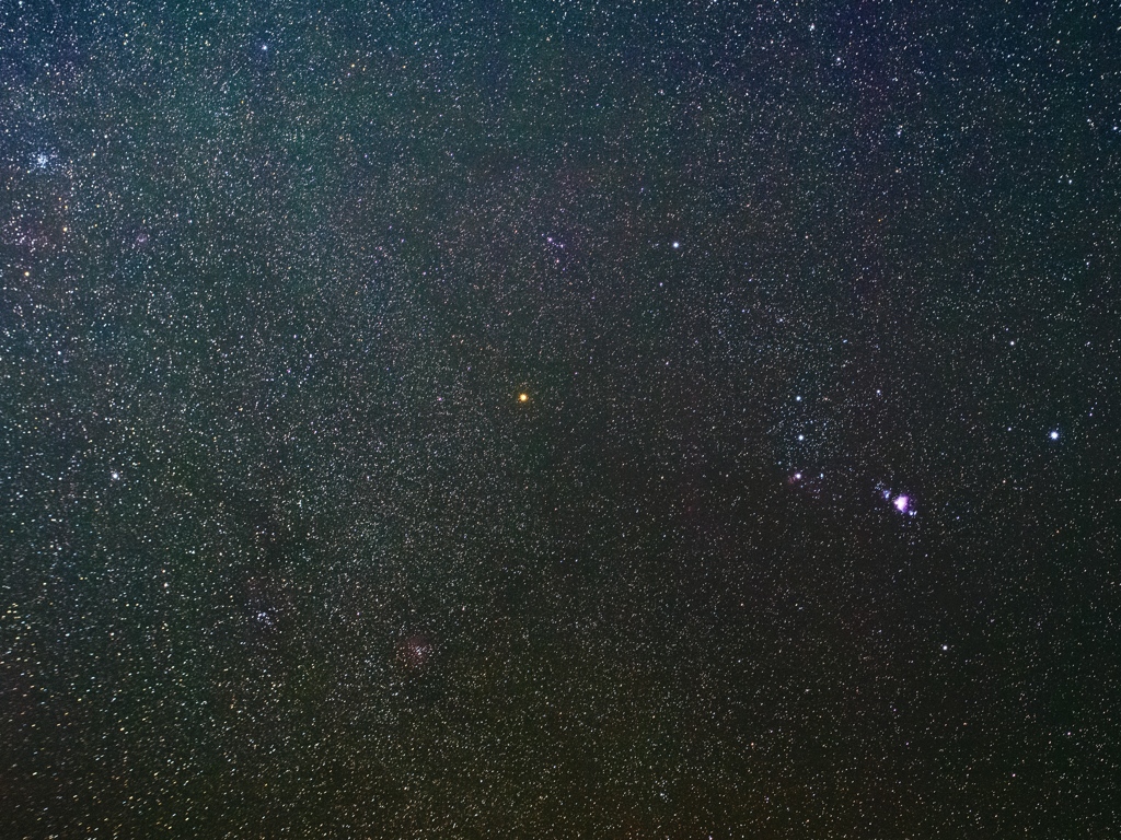 Orion captured with 35mm lens