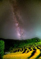 Milky Way across the rice terraces～Final