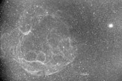 Supernova Remnant Sh2-240～Monochrome Hα