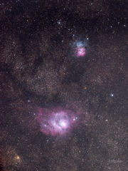 Starlit sky traveler～M20,M8