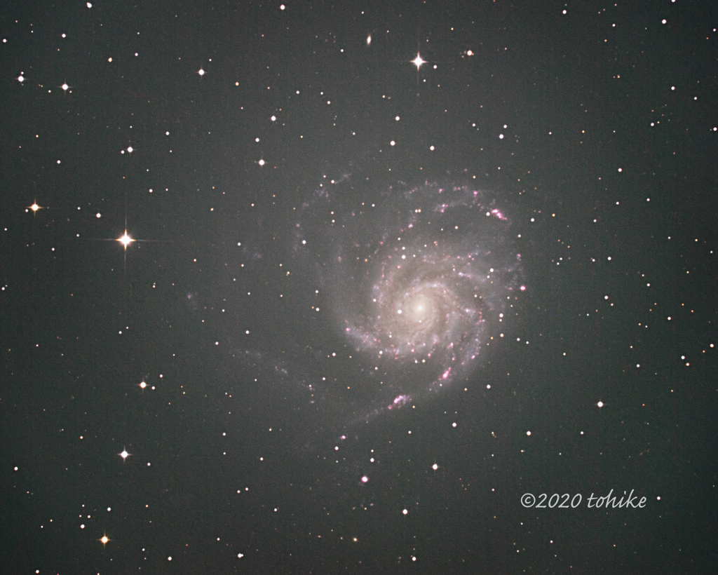 銀河祭り～M101回転花火銀河