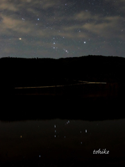 Orion reflection