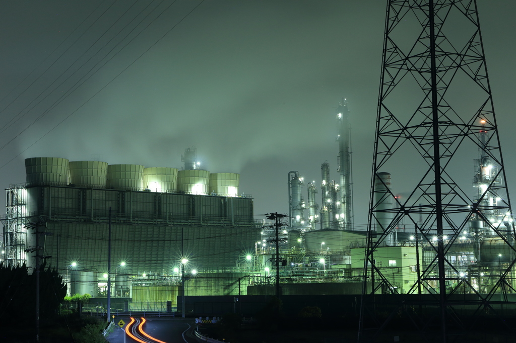 四日市工場夜景