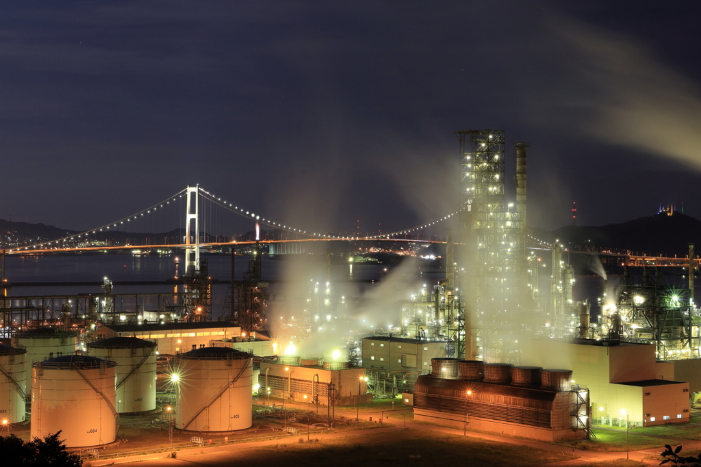 室蘭工場夜景