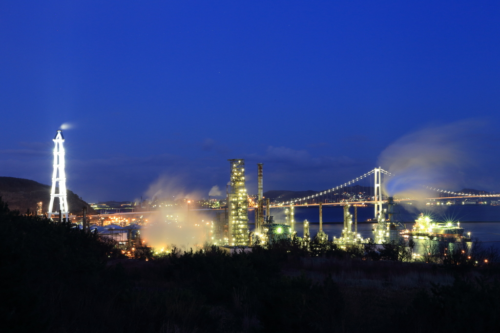 室蘭工場夜景