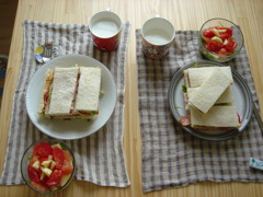 １０年前の朝食
