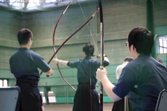 見守る先輩