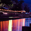 酒津公園の夜桜１