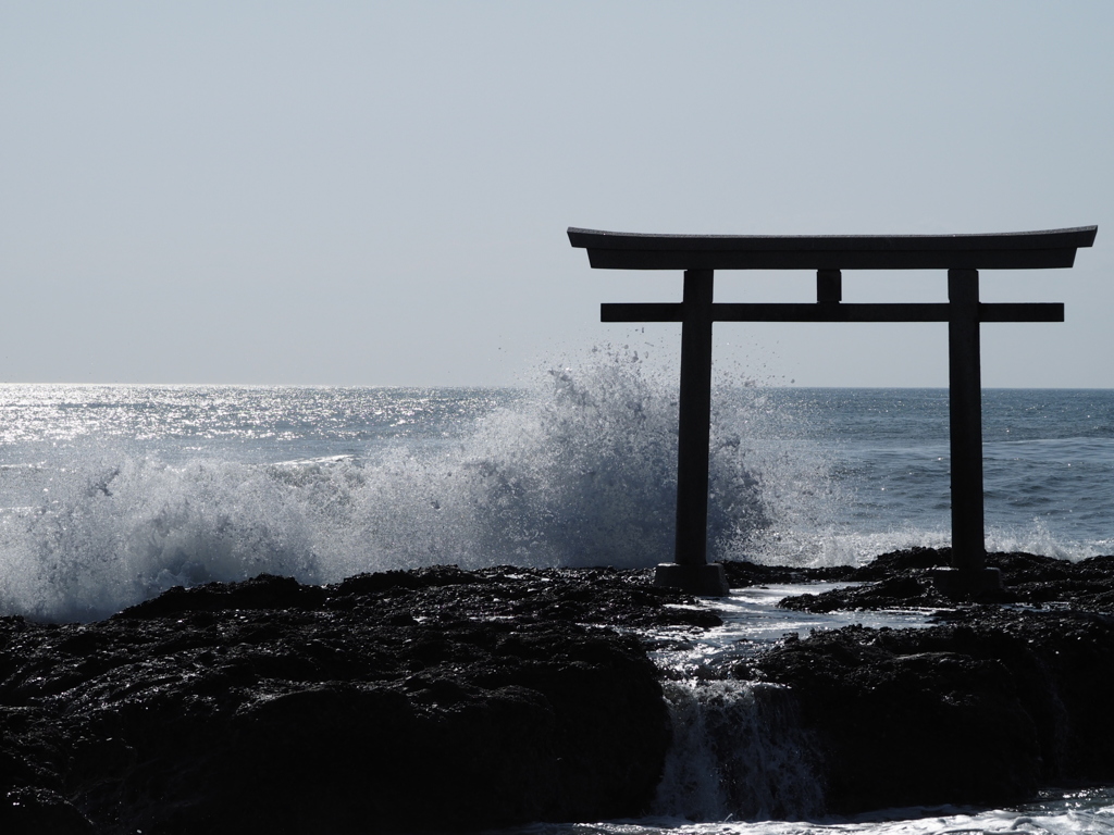 荒ぶる波