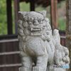 安倉八幡宮の横にある神社の狛犬（右側）
