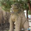 神島神社　西入り口右の狛犬