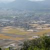 福山城跡から見た総社市南西部