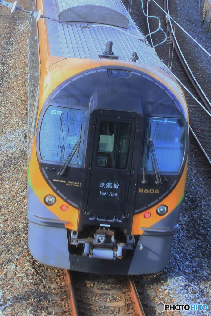 JR四国　8600系 E2 編成　伯備線　試運転