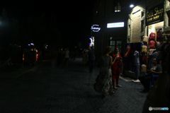 夜のバザール散策にて
