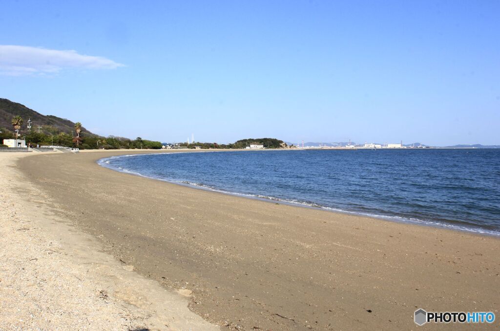 冬の海水浴場